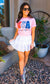 Pink USA Graphic Tee Tees2urdoor 