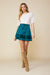 PLEATED MINI SKIRT WITH WAIST STRING skies are blue 