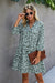 Polka Dot Long Sleeve Button Dress supreme fashion 