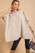 Poncho Sweater with Pockets kori america 