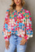 Printed Floral Long Sleeve Shirt Kentce 