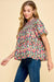 Printed Smock Chest Floral Top TCEC 