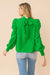 Puff Sleeve Bow Back Top flying tomato 