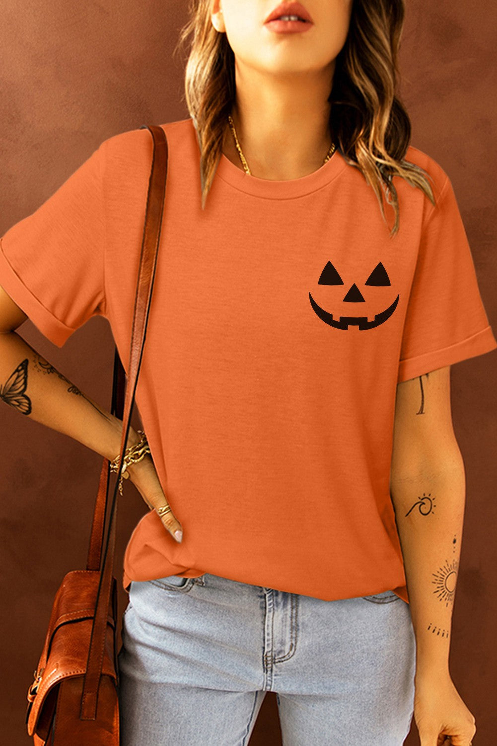 Pumpkin Face Tee Shiying 