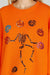 Pumpkin Skeleton Sequin Sweatshirt she + sky 