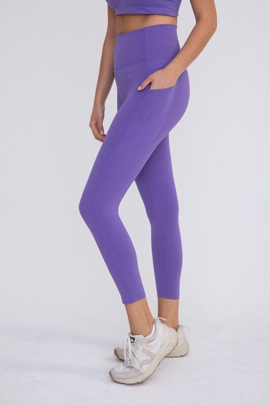 Purple Laser Bonded Leggings Mono B 