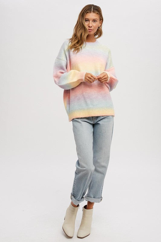 Rainbow Sweater Pullover Bluivy 