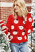 Red and Green Santa Sweater Miss Sparkling 