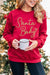 Red Santa Baby Sweatshirt Kentce 