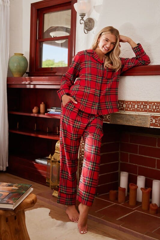 Red Tartan Pajamas Jodifl 