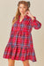 Red Tartan Popover Dress day + moon 