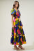 Rio Abstract Palmer Poplin Tiered Maxi Dress Sugarlips 