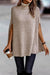 Roll Neck Knit Poncho supreme fashion 