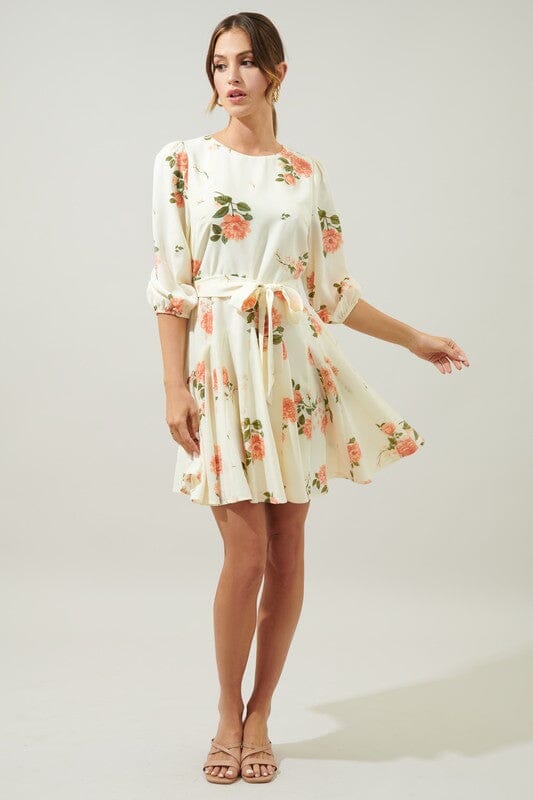 Rose Godet Dress Sugarlips 