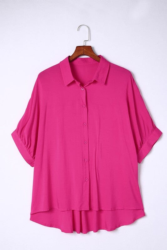 Rose Soft Oversize Dolman Shirt Kentce 