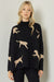 Round II Leaping Leopard Mock Neck Sweater entro 