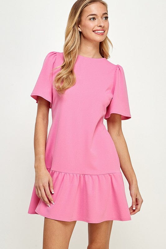 Ruffle Hem Dress 2 hearts 