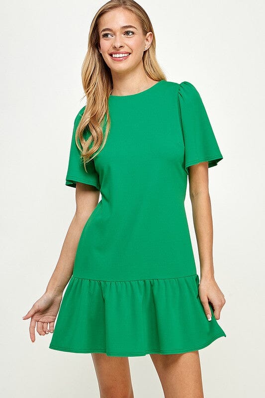 Ruffle Hem Dress 2 hearts 