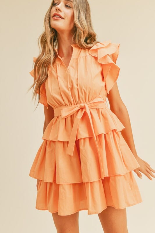 Ruffle Tiered Dress &merci 
