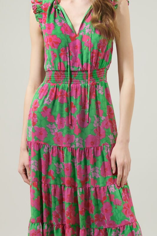 Sandia Floral Midi Sugarlips 