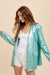 Sequin Blazer In Loom small Mint 