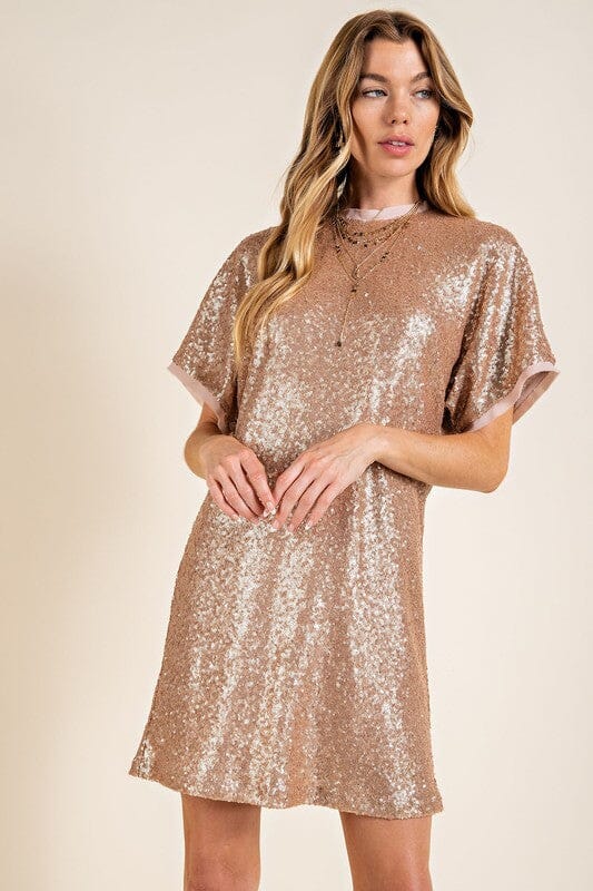 Sequin Shift Dress 143 Story 