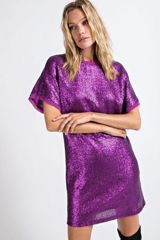 Sequin Shift Dress 143 Story 