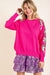 Sequin Star Sleeve Sweater 143 Story 