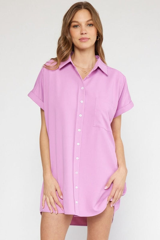 Shirt Dress with Pocket entro 