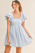 Short Ruffle Gauze Dress Mable 