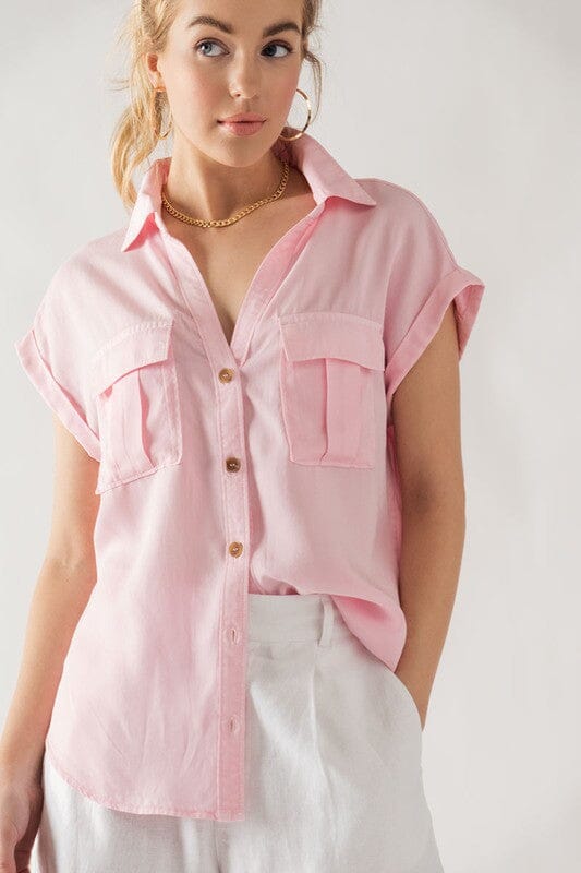 Short Sleeve Button Top Trend Notes 