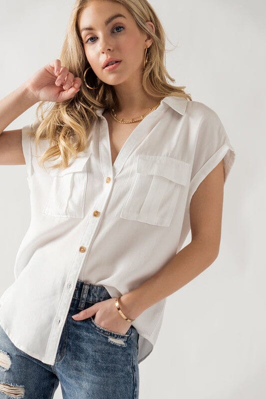 Short Sleeve Button Top Trend Notes 