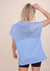 Short Sleeve Top with Mesh Back Panel Mono B 