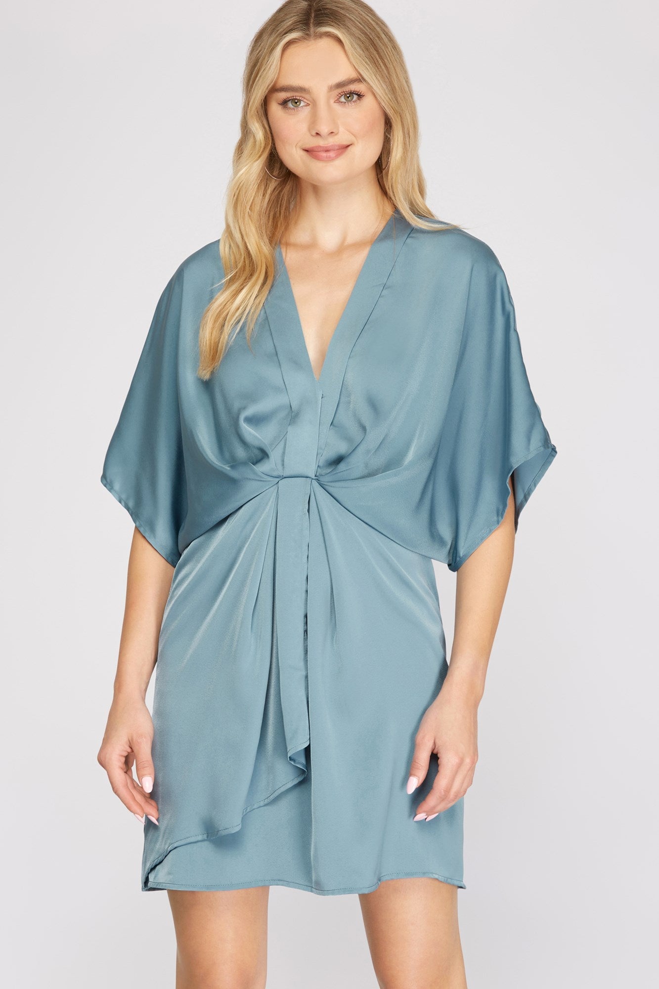 Silky Kimono Dress she + sky 