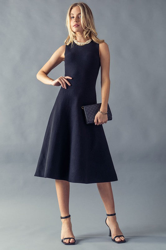 Sleeveless A Line Dress Knit Trend Notes 