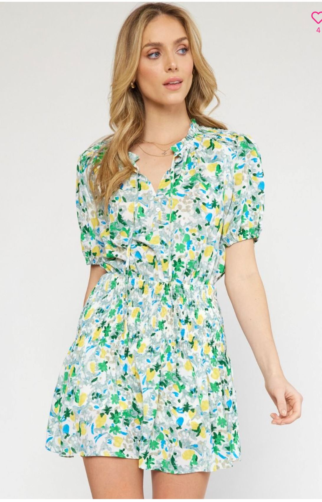 Smocked Lemon Dress entro 