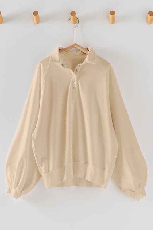 Soft Quarter Snap Sweatshirt Trend Notes 