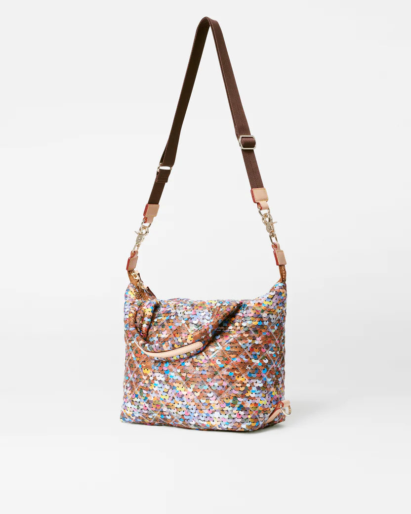 Spangled Sequin Small Metro Tote Deluxe MZ Wallace 