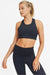 Split Front Overlay Back Adjustable Sports Bra Mono B 