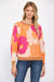 Spotted Floral Pink/Orange Sweater Youmi 