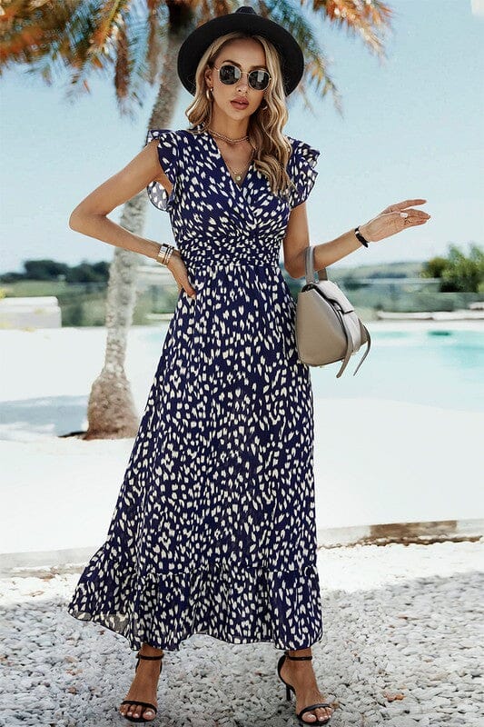 Spotted Maxi Dress - SNAP-Something New And Pretty