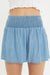 Spring 23 Smocked Waist Shorts love tree 