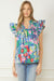 Spring Floral Flutter Sleeve entro 