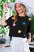 Star Sequin Cotton Top Vine & Love 