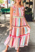 Stripe Ruffle Maxi pretty bash 