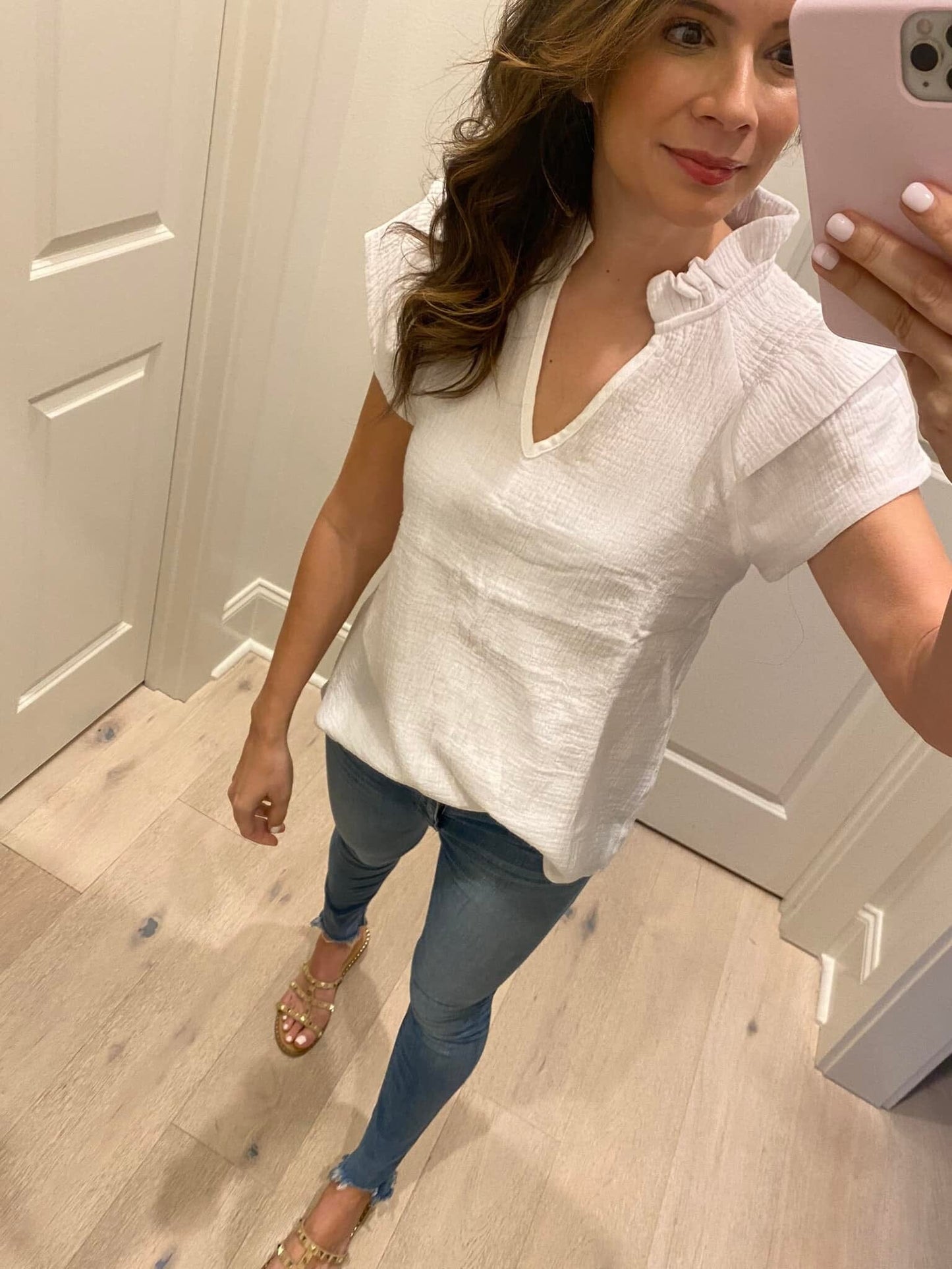 SUMMER SPECIAL - Gauzy Flutter Sleeve mazik 