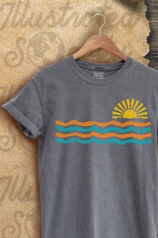 Summer Waves Tee illustrated society 