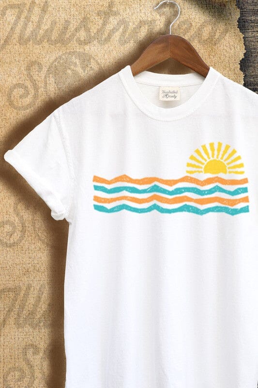 Summer Waves Tee illustrated society 