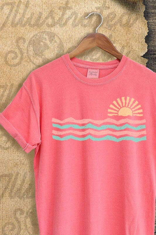 Summer Waves Tee illustrated society 