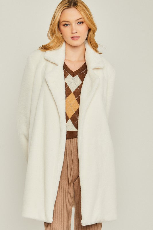 Love tree teddy coat best sale